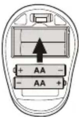 SILVERCREST SFM 4 C4 - - De muis instellen – de batterijplaatsen/ vervangen - 2