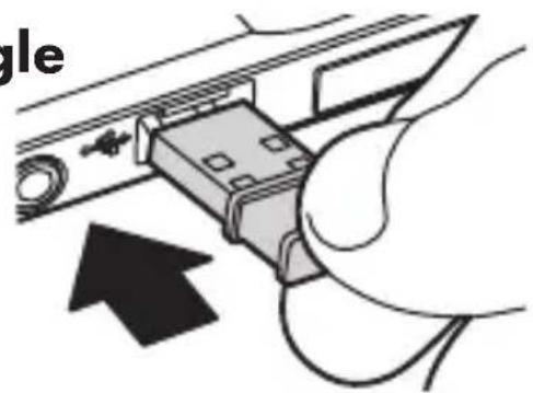 SILVERCREST SFM 4 C4 - ■ Connecting the USB dongle - 1