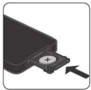 Klarstein Monaco - How to insert the remote control batteries (The batteries are not included in the scope of delivery.) - 3