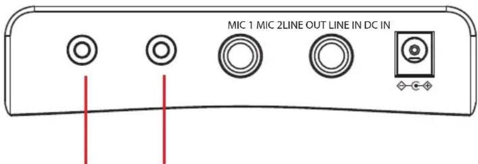 Auna KaraBig LightUp MKII - Conexión LINE - 1