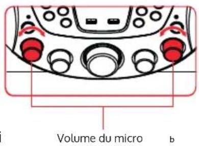 Auna KaraBig LightUp MKII - Utilisation des micros (1 micro est fourni) - 2