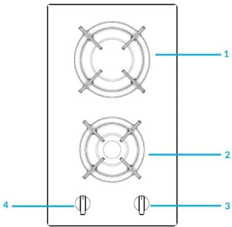 Klarstein Goldflame 4 - APPLIANCE DESCRIPTION - 2