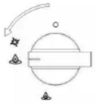 Klarstein Goldflame 4 - Flame selection - 1