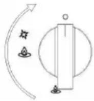 Klarstein Goldflame 4 - Flame selection - 3