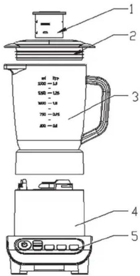 Klarstein Lambada - Descripción del aparato - 1