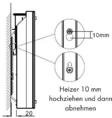 Klarstein Bornholm Smart - Von der Wand herunternehmen - 1