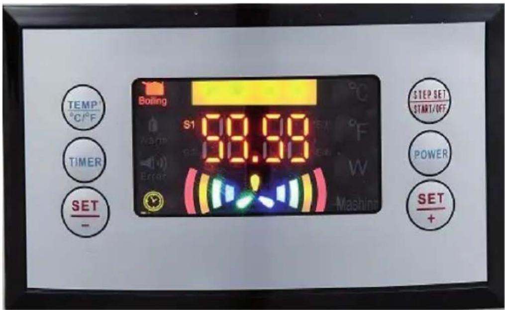 OneConcept Hopfengott 30 - BEDIENFELD UND TASTENFUNKTIONEN - 1