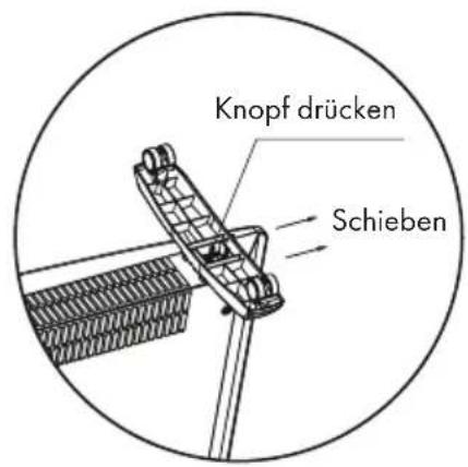 Klarstein Bornholm Single Smart - Freistehende Montage mit Rollen - 2