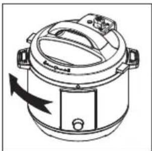 Klarstein Quick Cook - Pour retirer le couvercle - 1