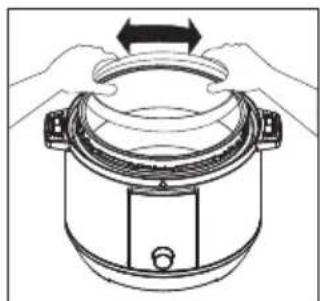 Klarstein Quick Cook - Colocar la tapa - 1