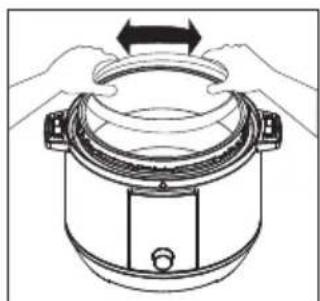 Klarstein Quick Cook - Attaching the Lid - 1