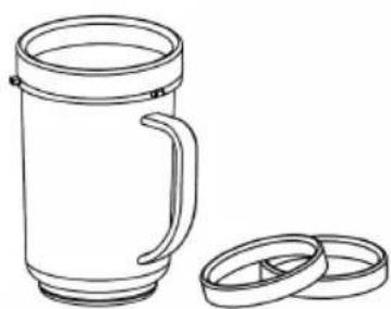 OneConcept Smoothy 2G - bicchieri da party con anelli per bere - 1