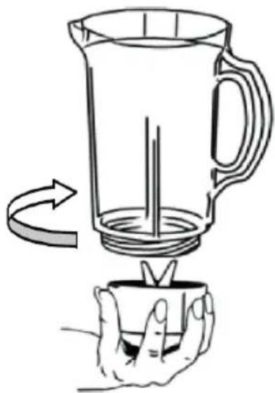 OneConcept Smoothy 2G - Montar el recipiente para mezclar - 1
