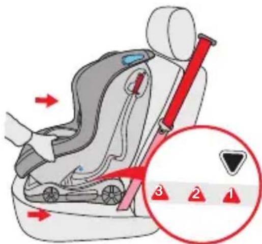 Foppapedretti Mydrive - INSTALLING THE CAR SEAT IN GROUP 1 (FOR CHILDREN FROM 9 TO 18 KG) - 1