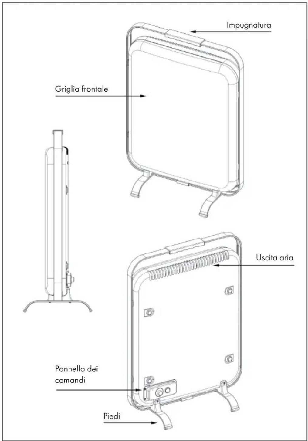 Klarstein HeatPal Marble - DESCRIZIONE DEL PRODOTTO - 1