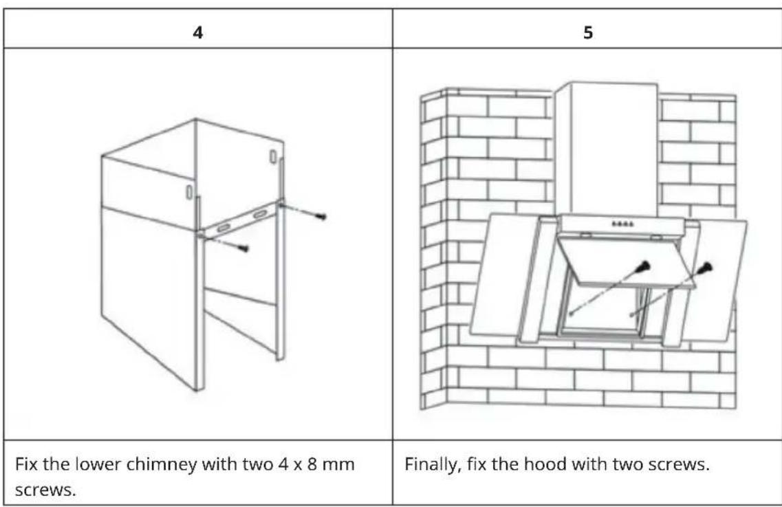 Klarstein Zola 60 - Installation with external venting - 2
