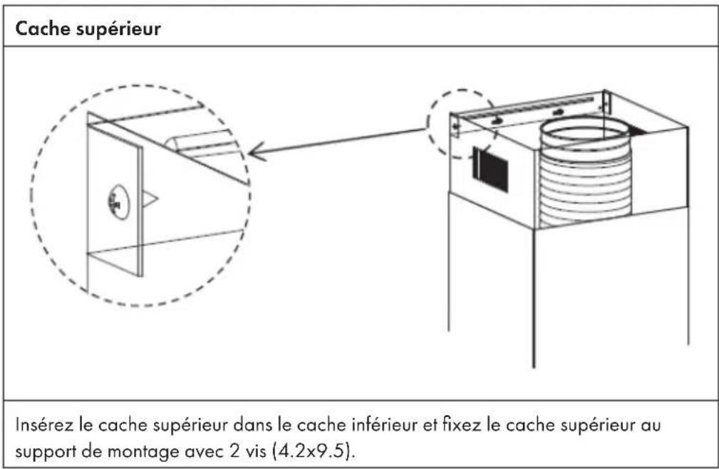 Klarstein Sofia 60 - FIXATION DE L'EXTRACTEUR - 3