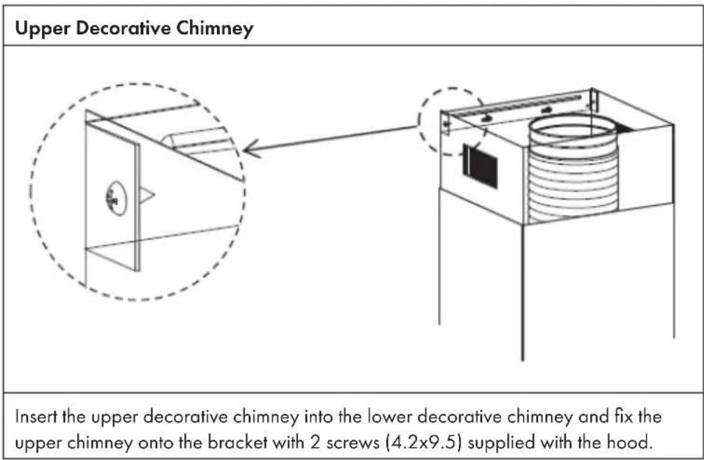 Klarstein Sofia 60 - CHIMNEY ASSEMBLY - 3