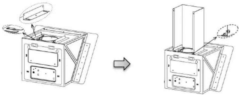 Klarstein Sofia 60 - CHIMNEY ASSEMBLY - 2