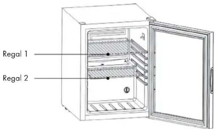 Klarstein Beersafe XL - Besondere Hinweise zu den Regalen - 1