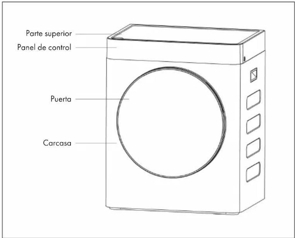 Klarstein UltraDry - VISTA GENERAL DEL APARATO Y TECLAS - 1