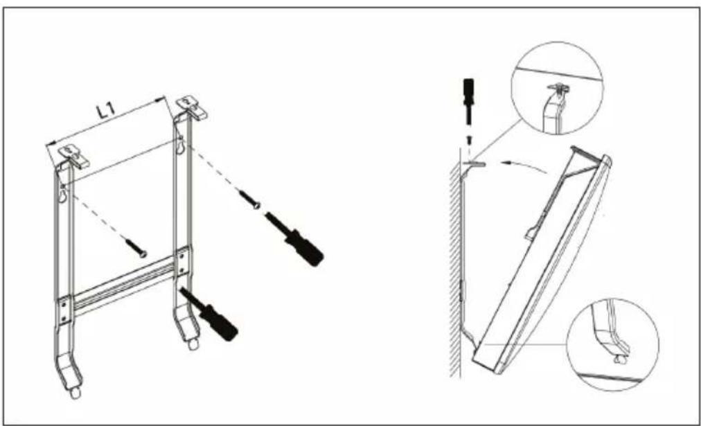 Klarstein Hot Spot Slimcurve - Soporte para pared - 1