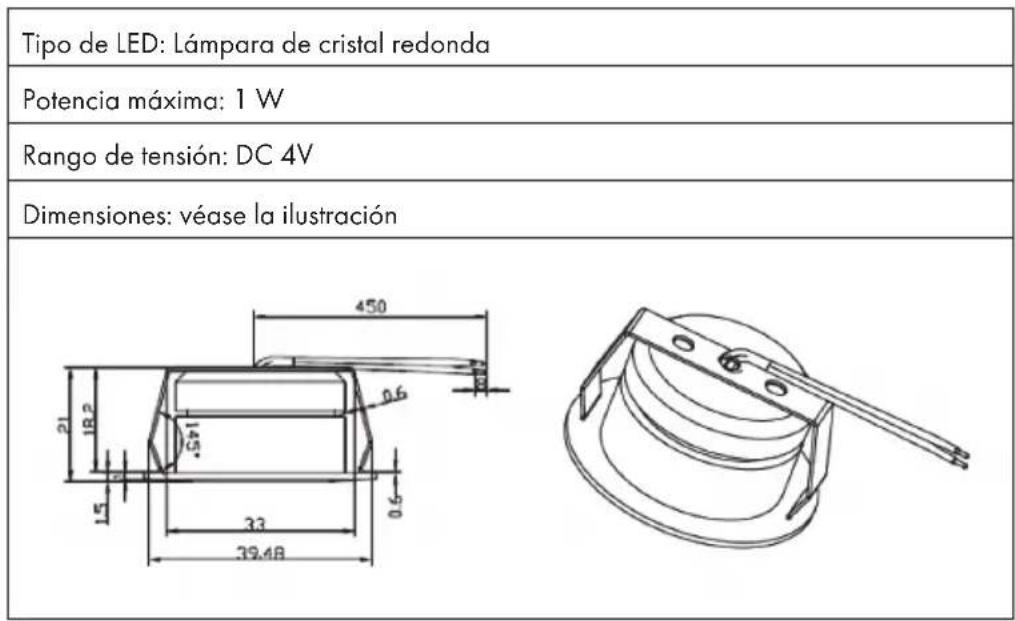 Klarstein Barett - Información importante sobre la bombilla - 1