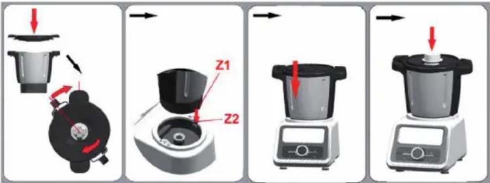 Klarstein GrandPrix - How to install the bowl - 1