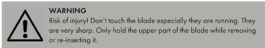 Klarstein GrandPrix - How to install the blade - 2