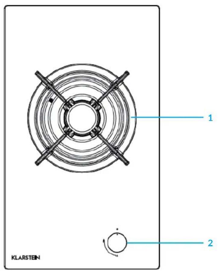 Klarstein Goldflame 3 - APPLIANCE DESCRIPTION - 1