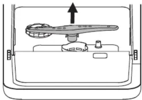 Klarstein Oceana - Cleaning the spray arms - 1
