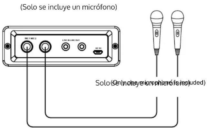 Auna Rockstar LightShow - Utilizar microfono (en el envío se incluye 1 microfono) - 1