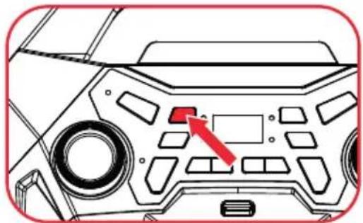 Auna Rockstar LightShow - MODE button - 1
