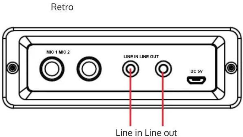 Auna Rockstar LightShow - Connessione LINE - 1