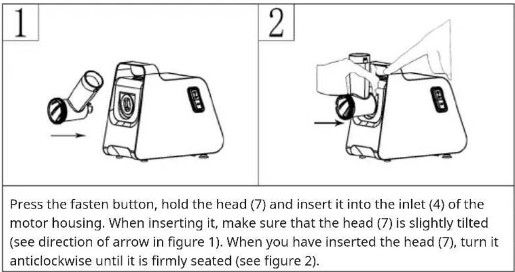 Klarstein Mighty Mince - ASSEMBLY - 1