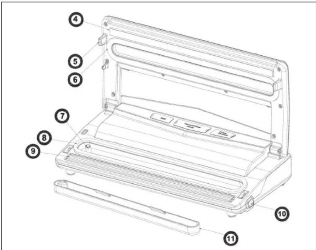 Klarstein FoodLocker Slim - DESCRIPCION DEL APARATO - 2
