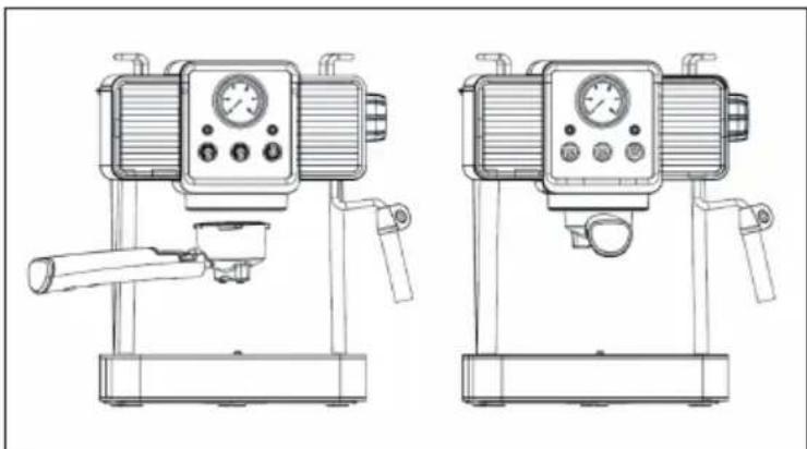 Klarstein Gusto Classico - Installation of the sieve holder - 1