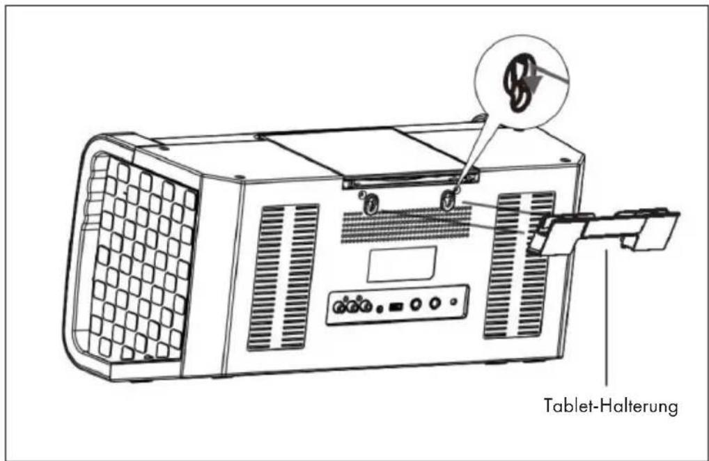 Auna DiscoFever LED - Tablet-Halterung - 1