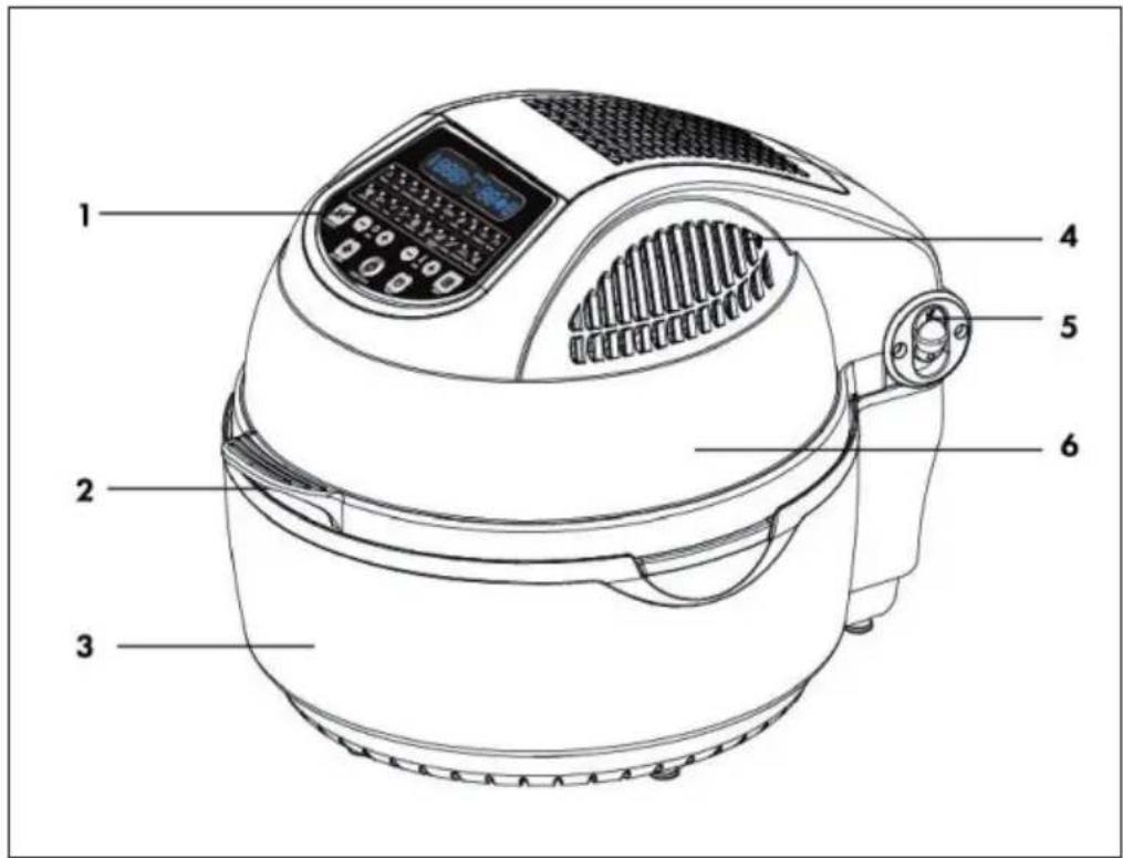Klarstein VitAir Smart - GERÄTEÜBERSICHT - 1