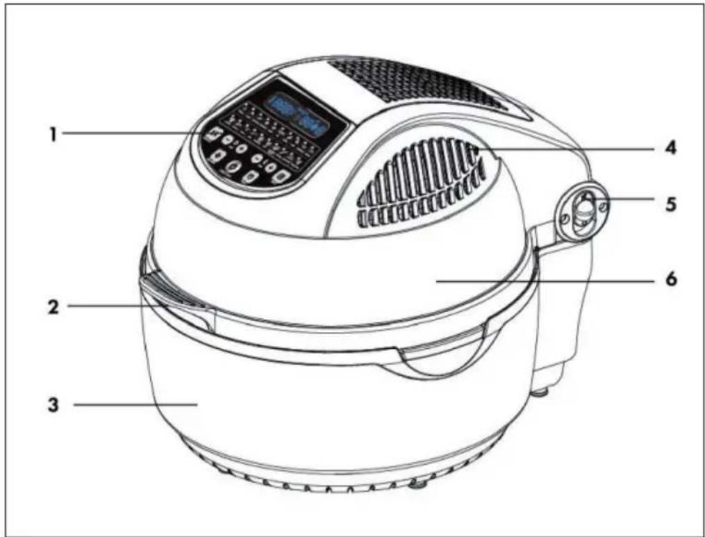 Klarstein VitAir Smart - DEVICE OVERVIEW - 1