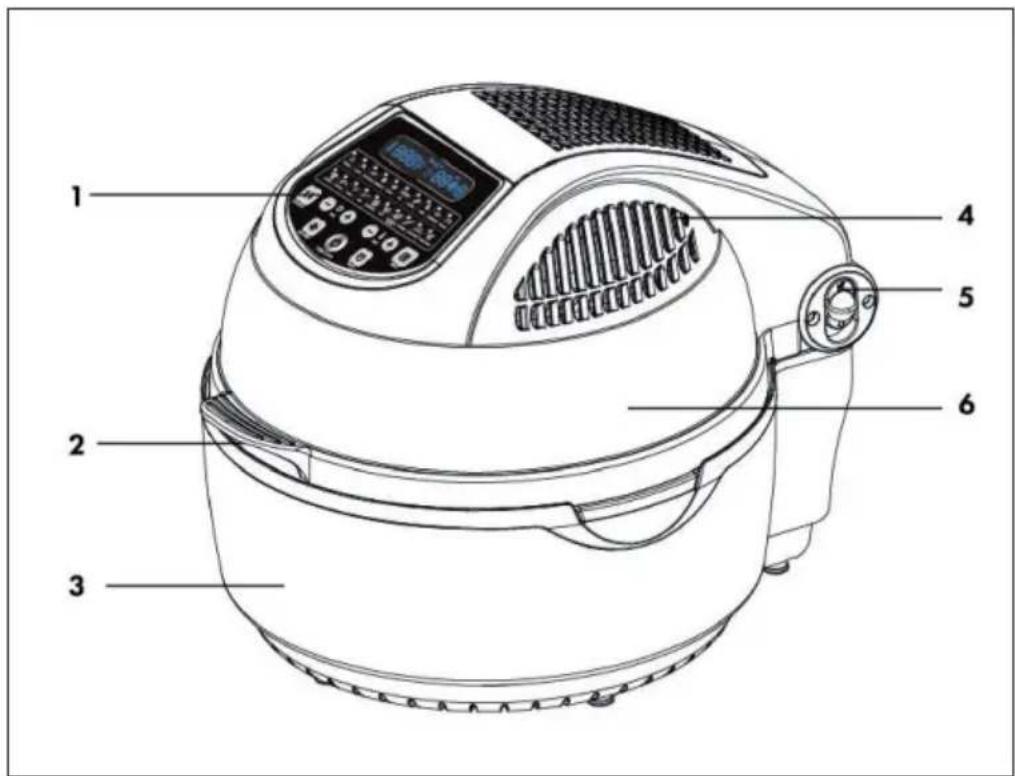 Klarstein VitAir Smart - DESCRIPCIÓN DEL APARATO - 1