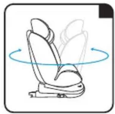 Foppapedretti Iturn duoFIX - Group I (9-18 kg, from 9 months up to about 4 years of age) - installation in the forward-facing position - 1