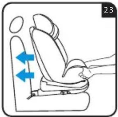 Foppapedretti Iturn duoFIX - Retrait du système ISOFIX - 1