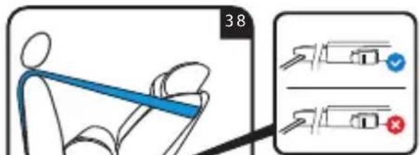 Foppapedretti Iturn duoFIX - 5.1.1nstalling the car seat with the ISOFIX connectors and Top Tether belt - 1