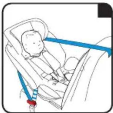 Foppapedretti Iturn duoFIX - jATENCION! La hebilla del cinturón de seguridad del vehiculo no debe colocarse en la guía inferior del paso del cinturón abdominal. - 2
