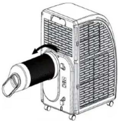 Klarstein Metrobreeze Rom Smart - Abluftschlauch anbringen - 1