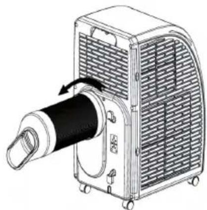 Klarstein Metrobreeze Rom Smart - Assembly method of exhaust pipe - 1