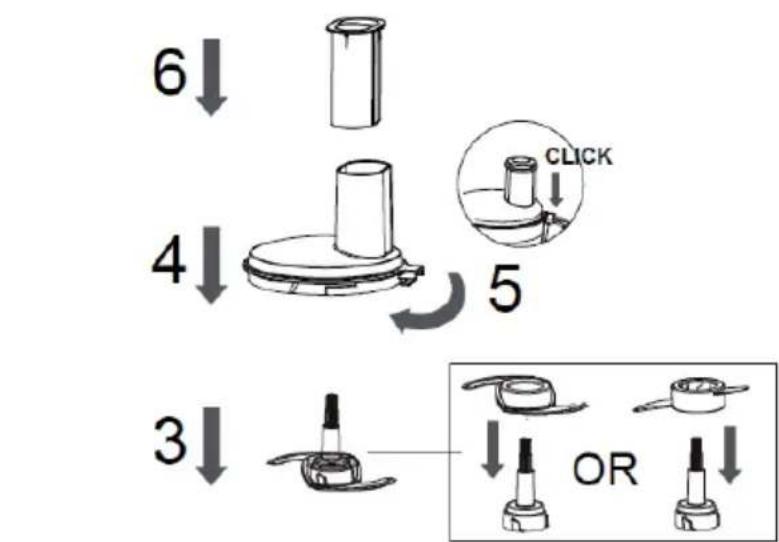 Klarstein Luca - Assembly with the Knife Blades - 1