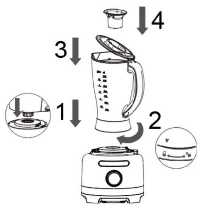 Klarstein Luca - Assembly with the Blender - 1