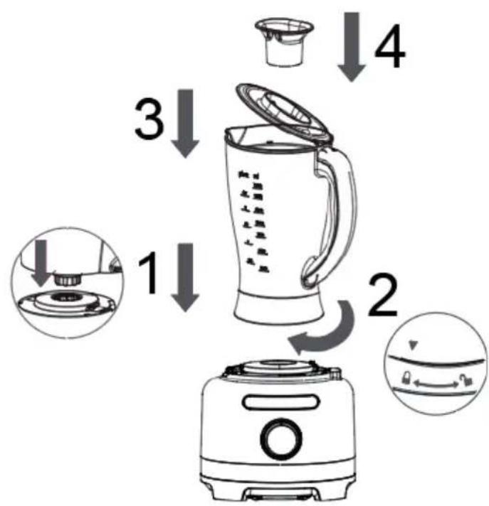 Klarstein Luca - Zusammenbau mit dem Mixer - 1